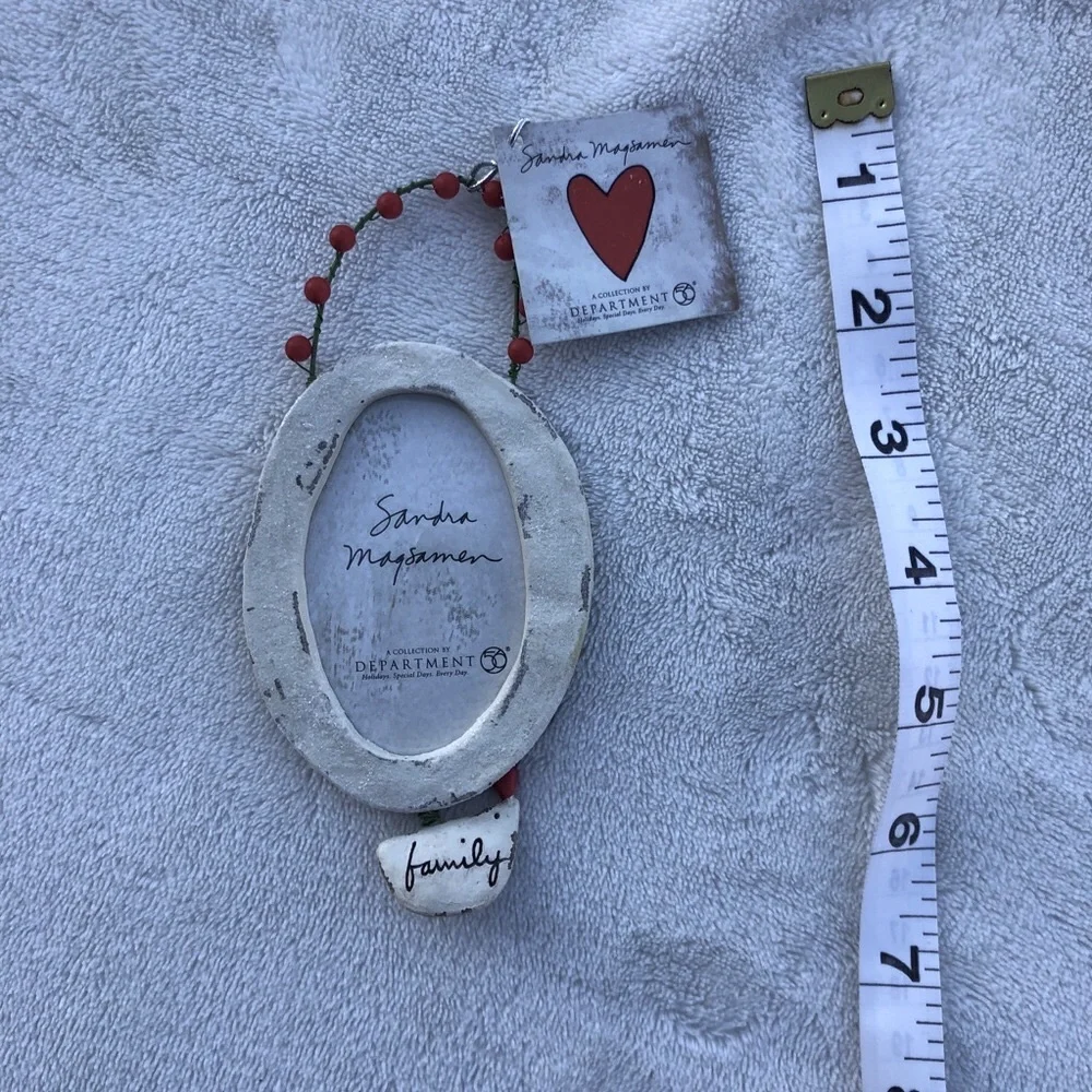 Christmas Ornament Department 56 Sandra Magsamen Picture Frame
